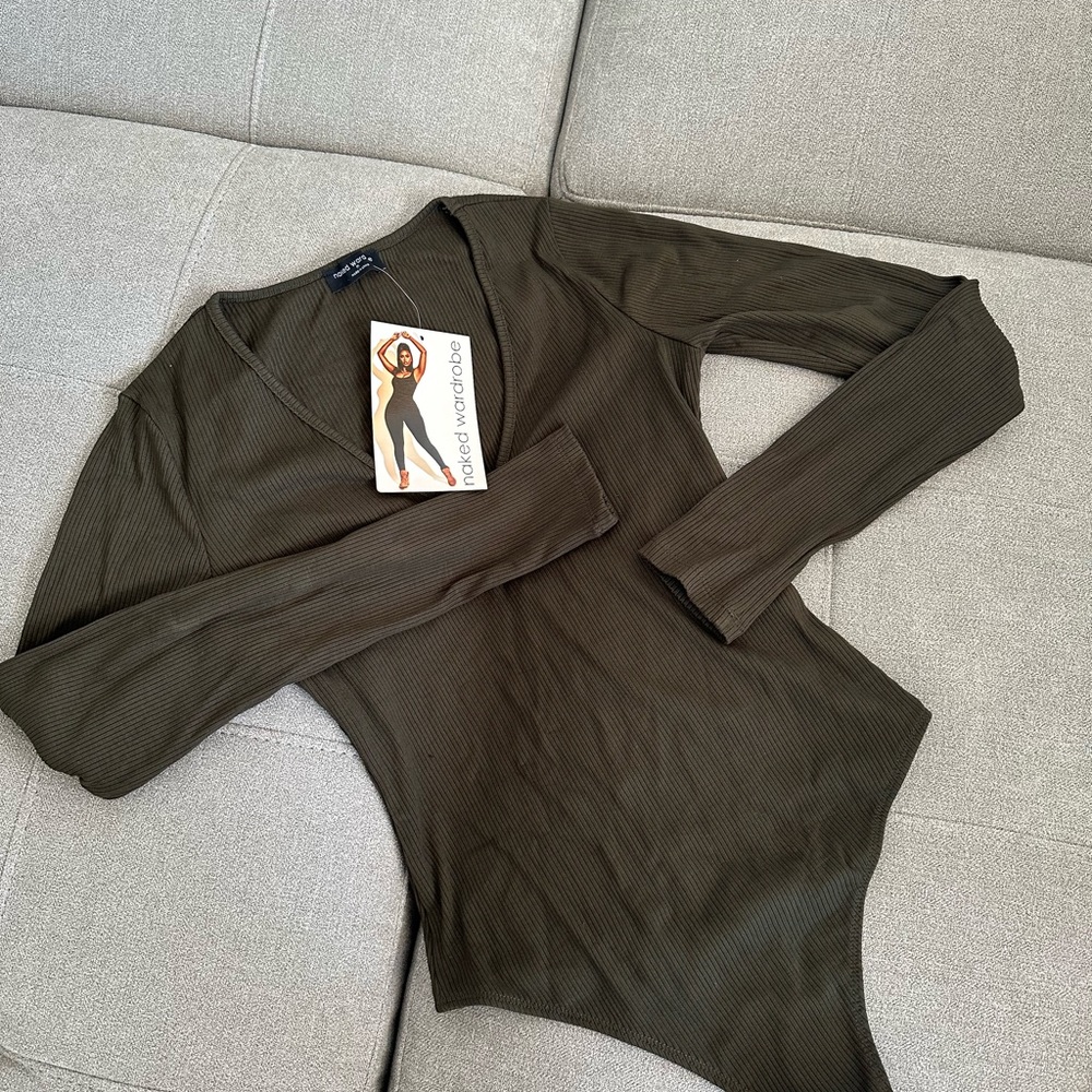 Naked wardrobe body suit (olive)